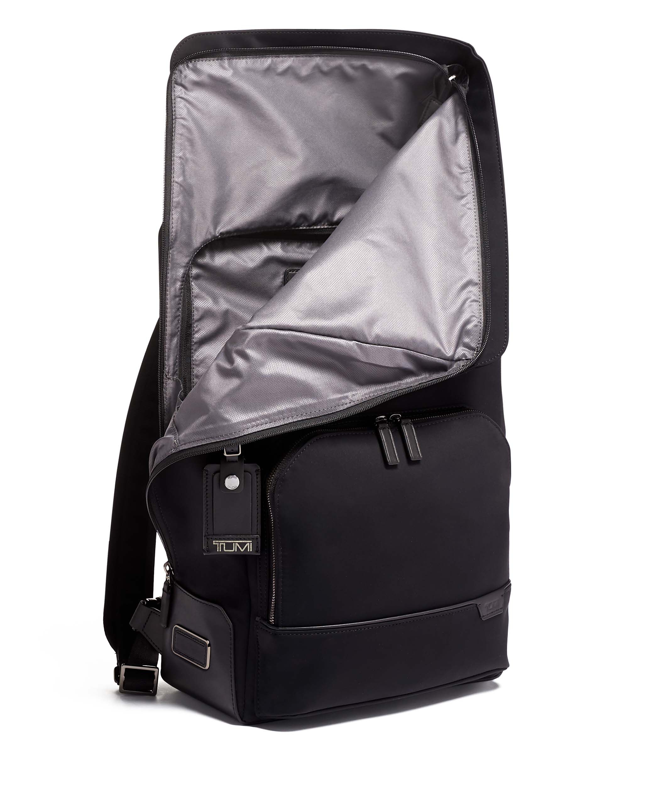Tumi harrison backpack leather discount