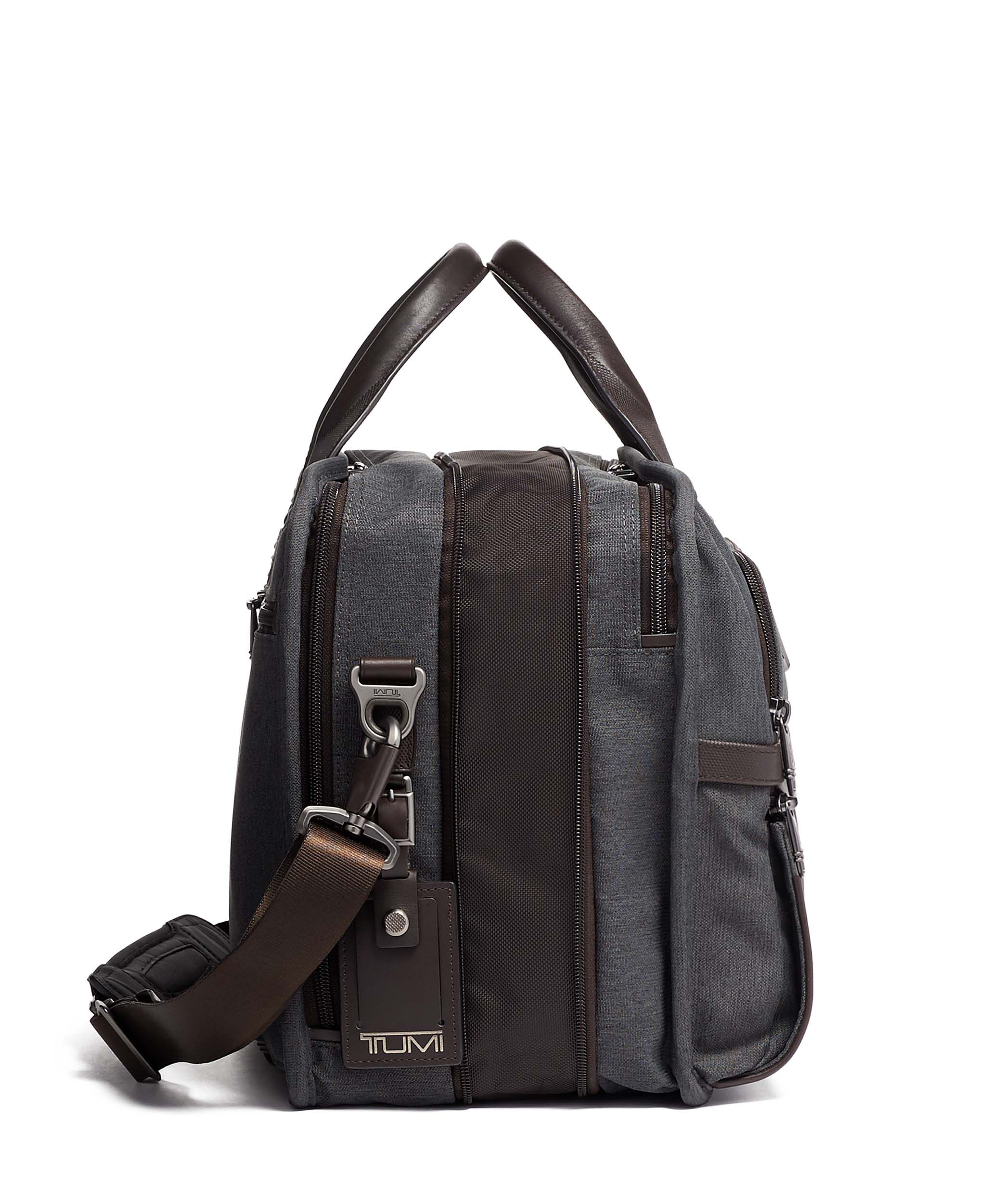 Triple compartment brief tumi online