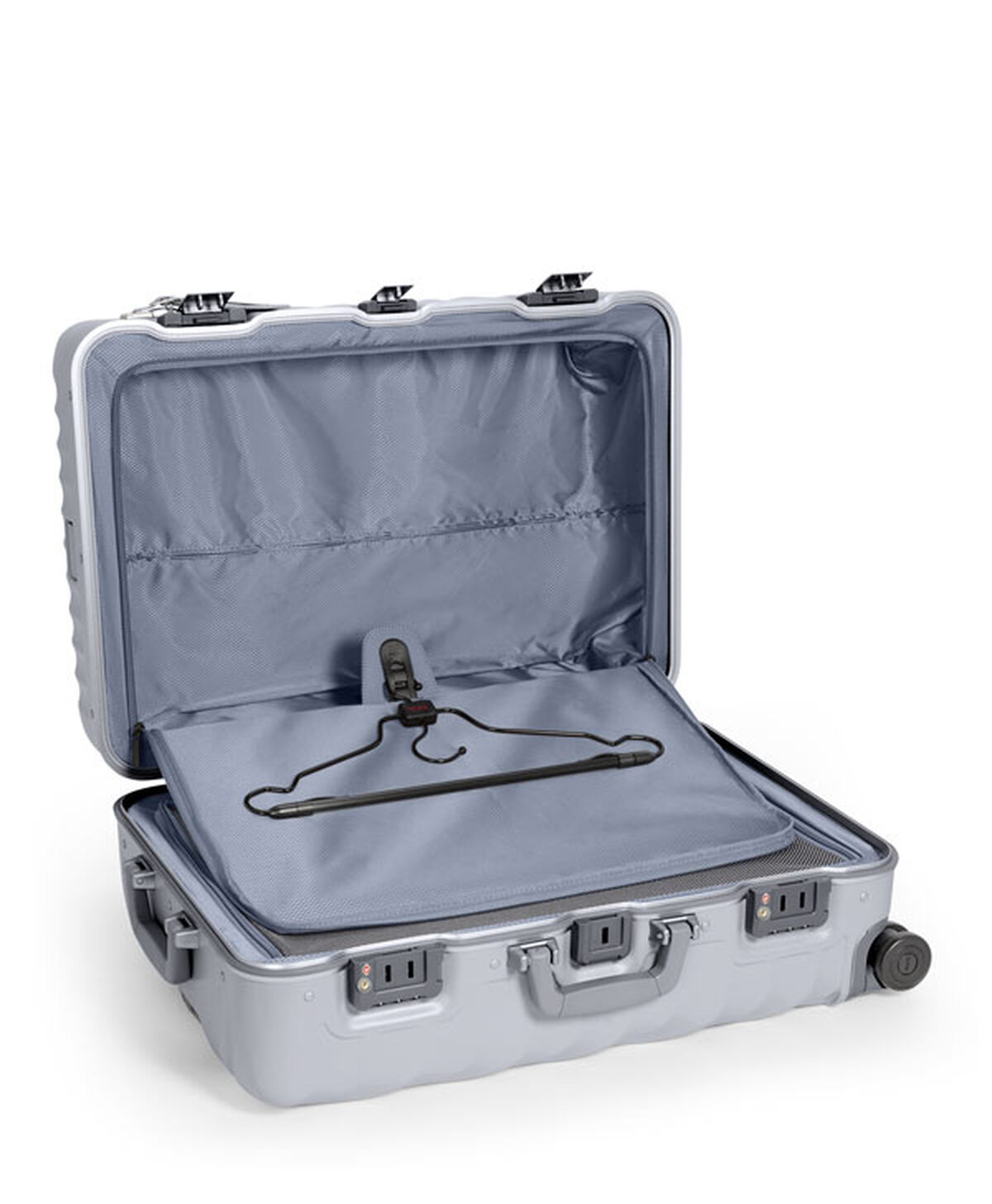 TUMI 19 DEGREE FRAME Short Trip Checked Luggage 66 cm Pearl Grey Texture