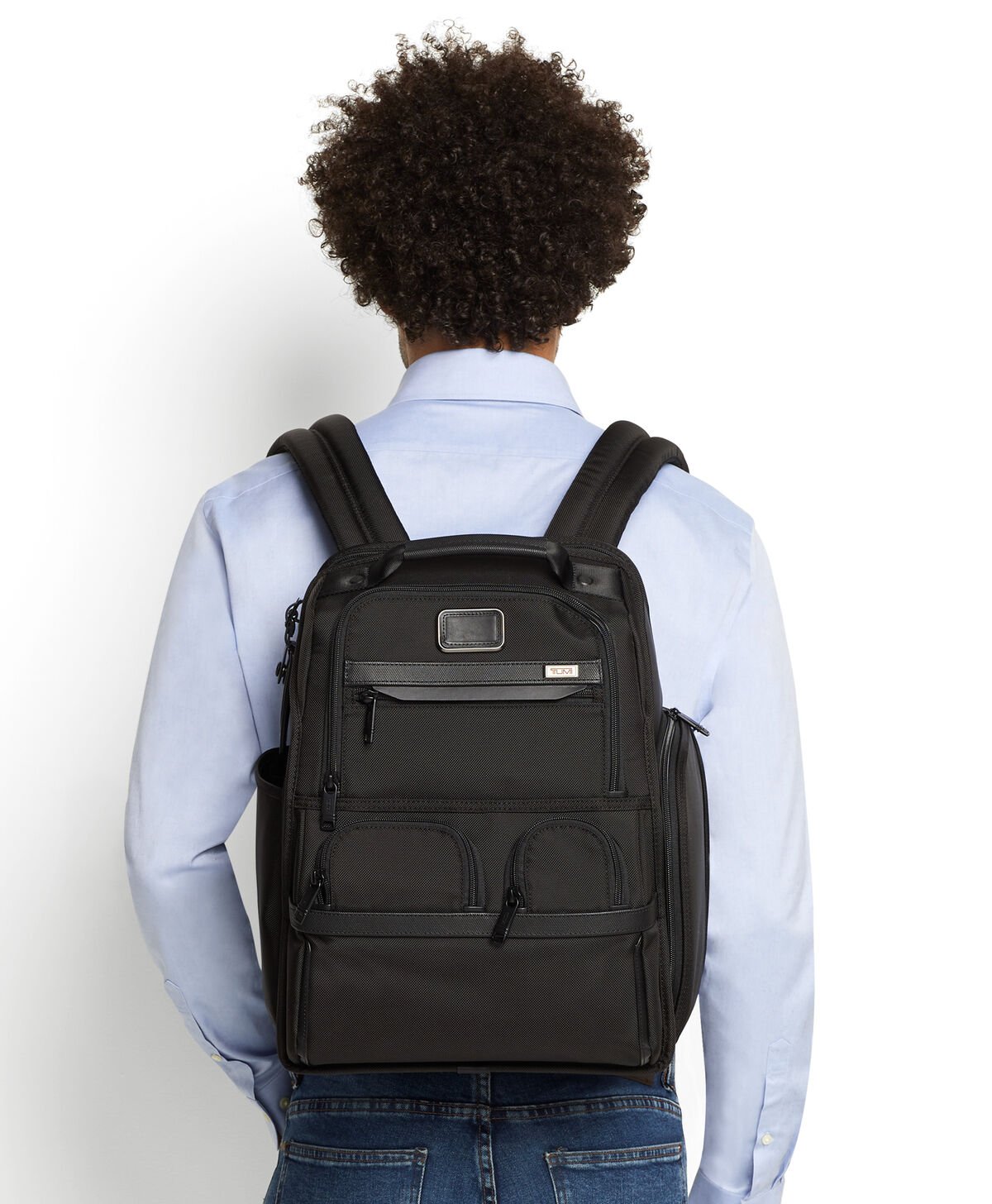 TUMI Alpha 3 COMPACT LAPTOP BRIEF PACK Black