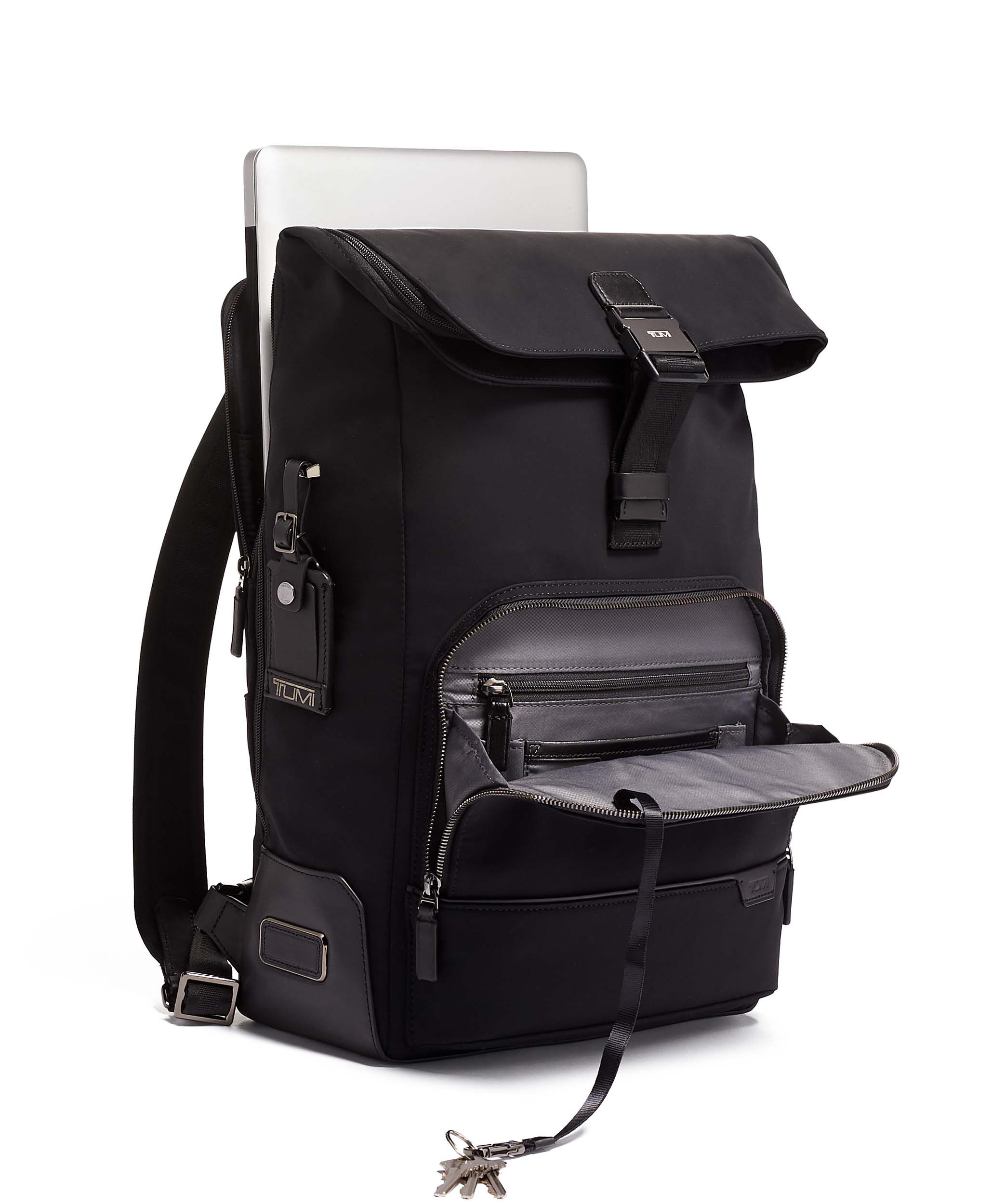 Tumi backpack sales roll top