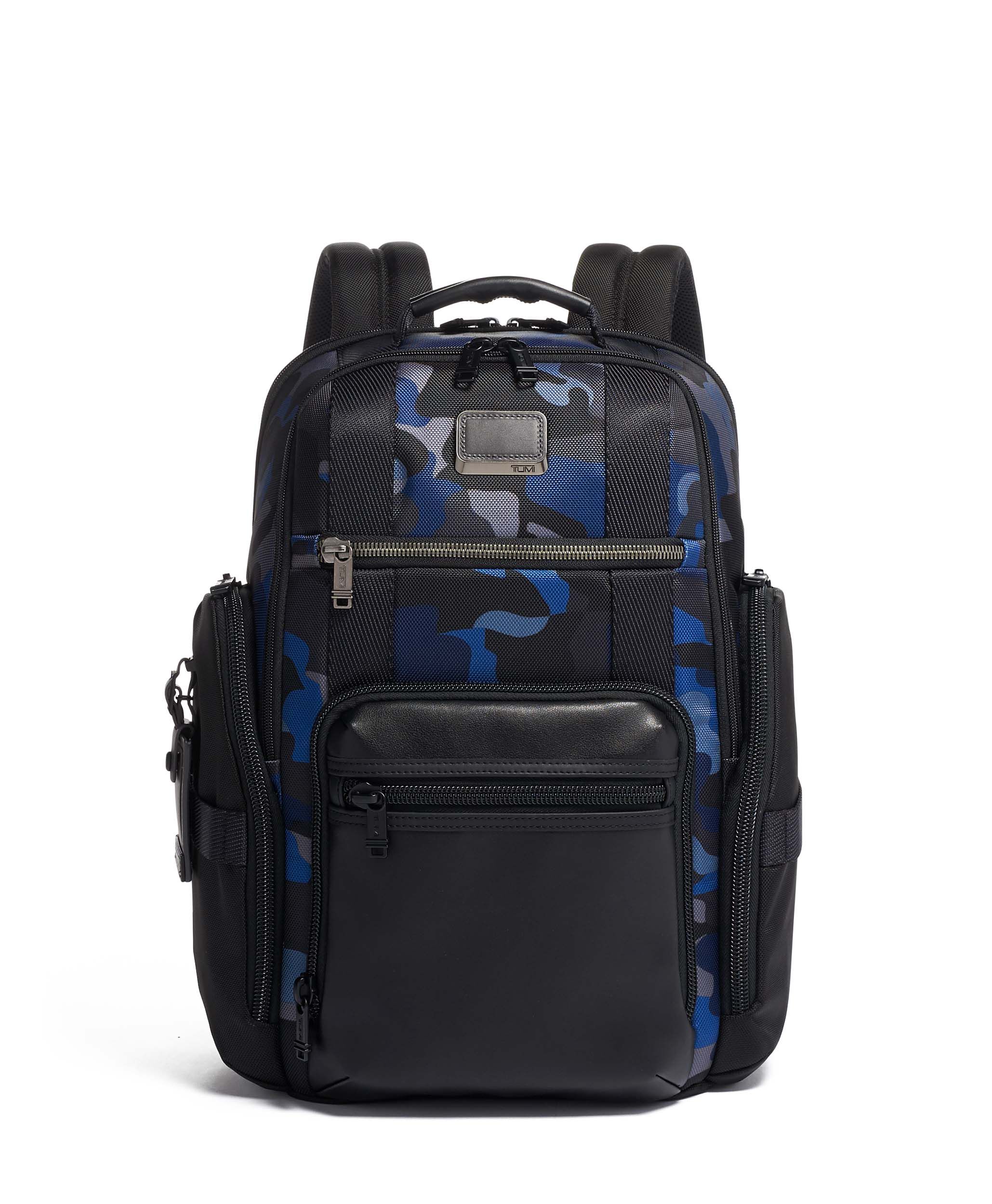 tumi blue camo luggage