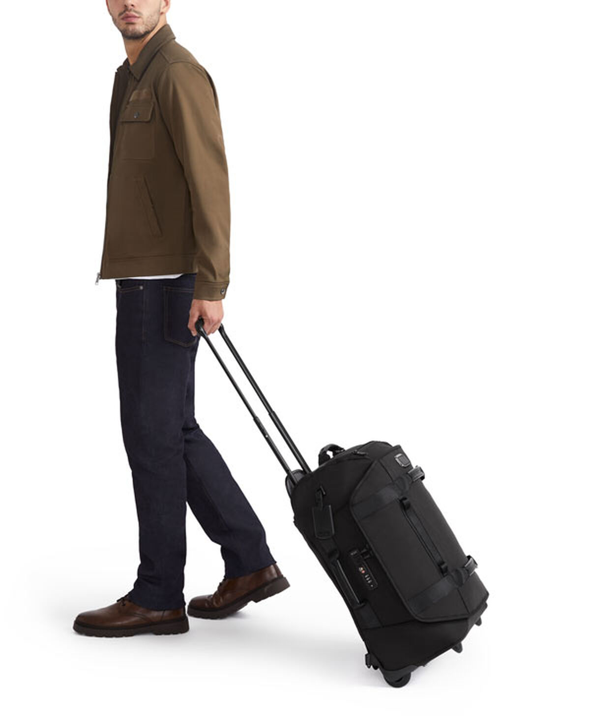 TUMI Alpha Bravo WHEELED DUFFEL C/O Steel