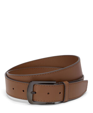 Belts Rounded Rectangle Leather Belt, 30mm