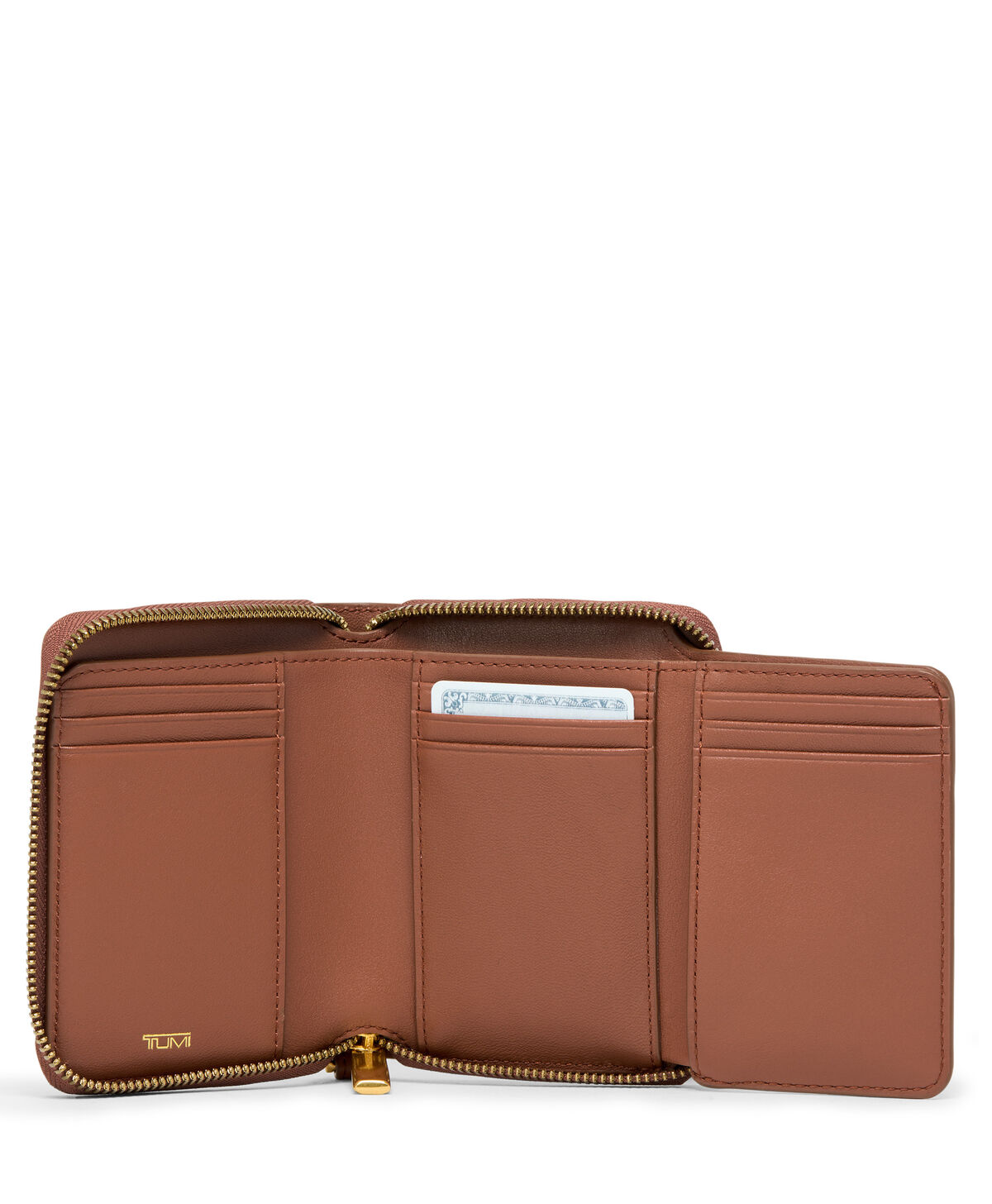TUMI Trifold Zip-Around Wallet