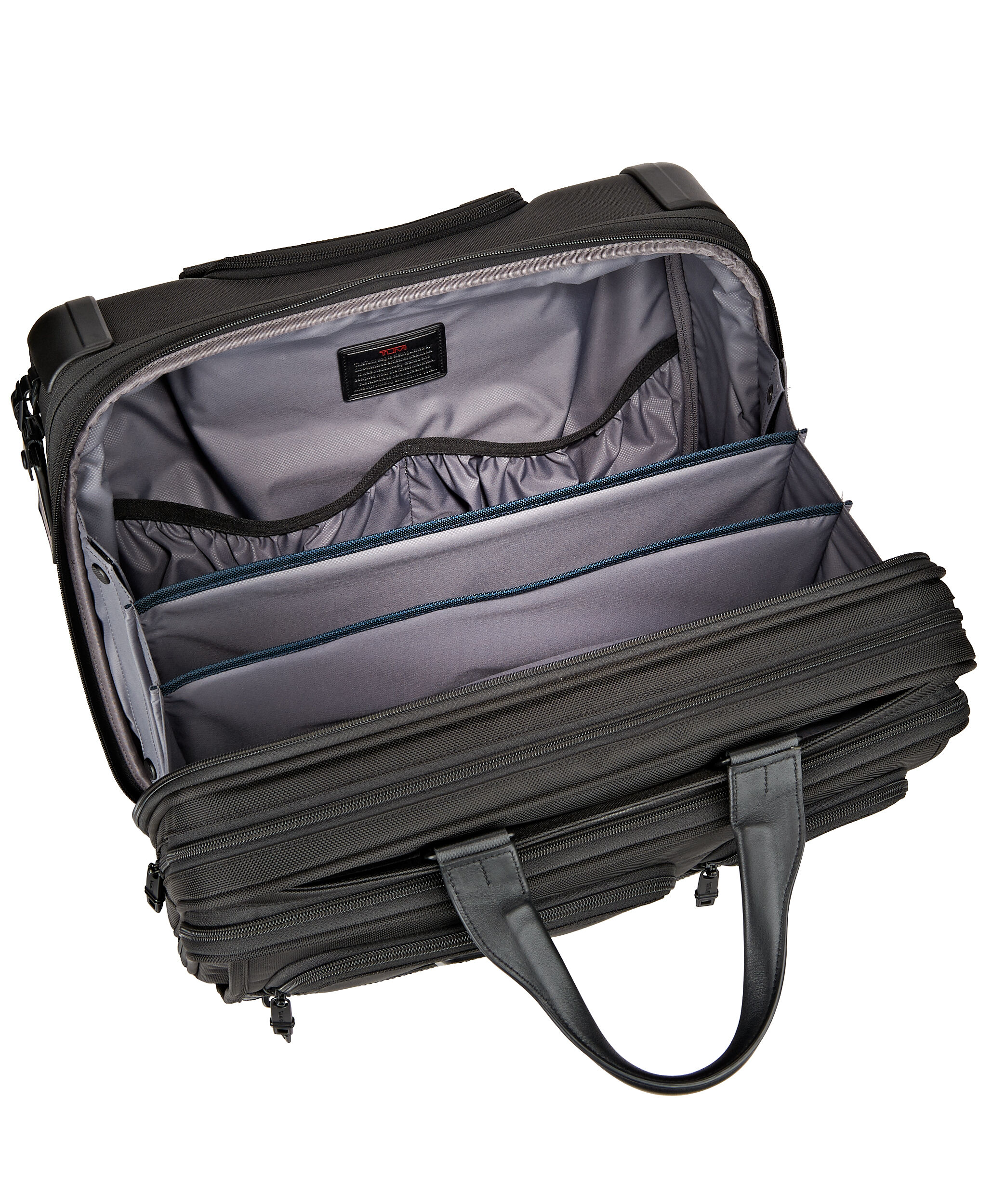 tumi deluxe 4 wheeled laptop case brief