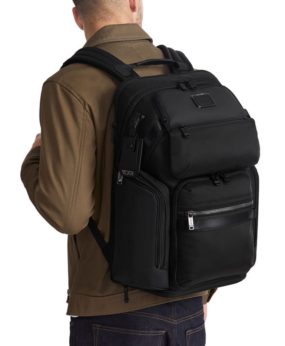 TUMI ALPHA BRAVO Nomadic Backpack Chalk