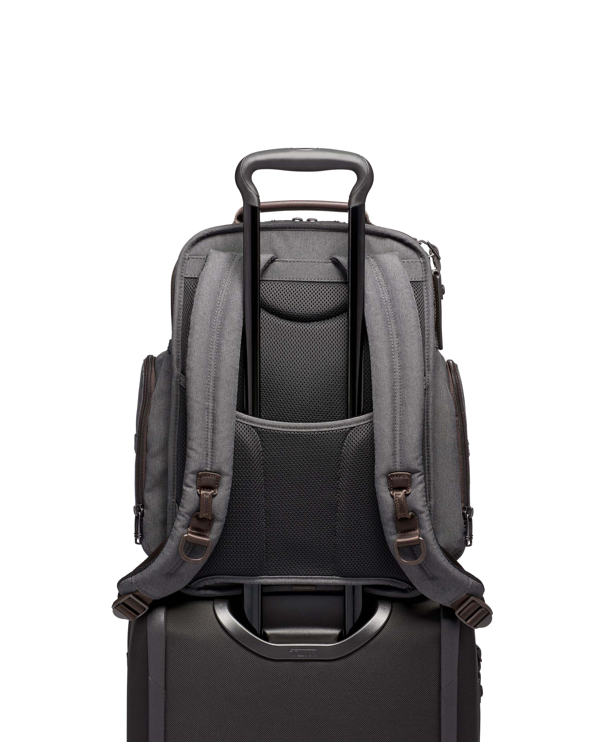 tumi backpack gray